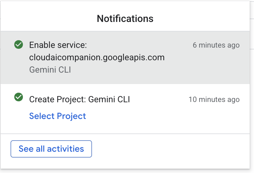 Google Cloud Platform - Notifications