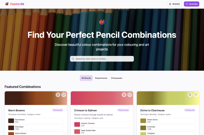 Palette Kit Homepage