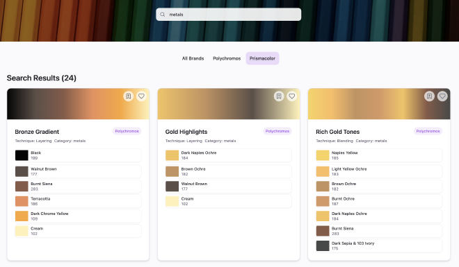 Search by Colour Family